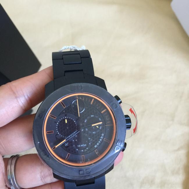 Movado Black / Orange Mens Bold Chrono Ion-plated Titanium 3600190 Watch
