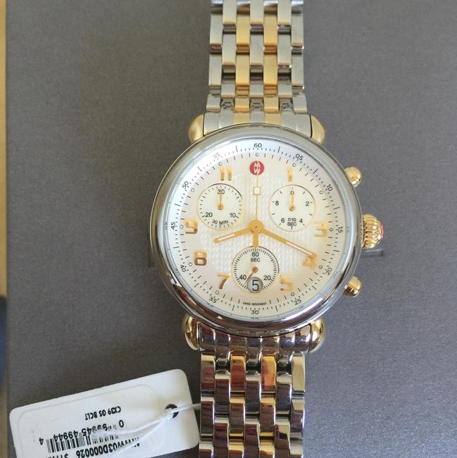Michele Gold/ Silver Csx 39 2 Tone Mww03d000026 Watch