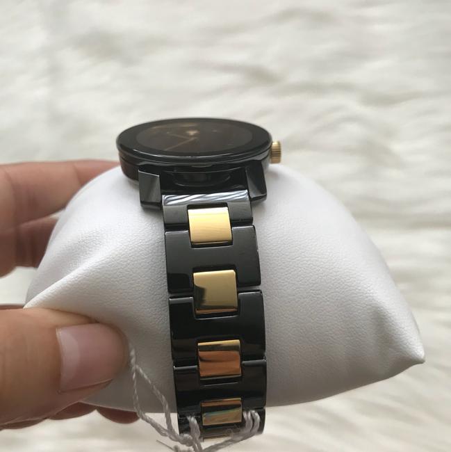 Movado Black / Gold Womens Dial Ceramic 3600172 Watch