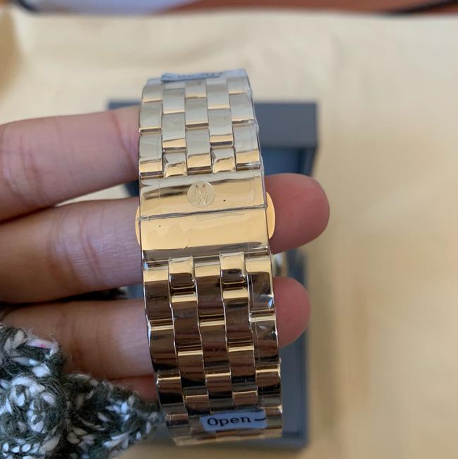 Michele Gold/ White Sport Sail Dial Mww01c000106 Watch