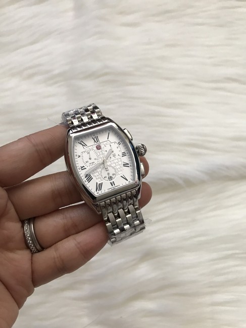 Michele Silver Stainless Releve Ladies Chronograph Mww19a000019 Watch