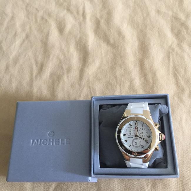 Michele Gold / White Jelly Bean / Mww12f000006 Watch