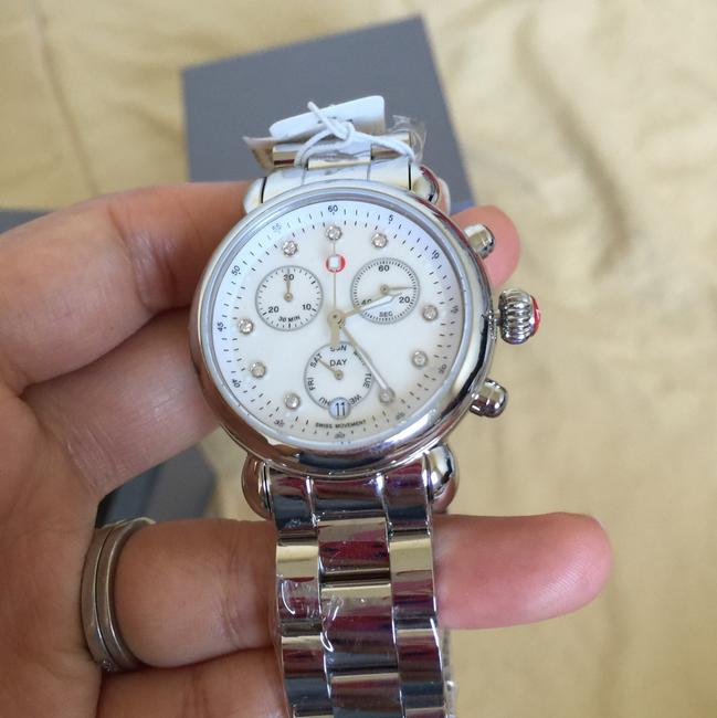 Michele Silver csx-36 Diamond Dial Mw03m00a0046 Watch