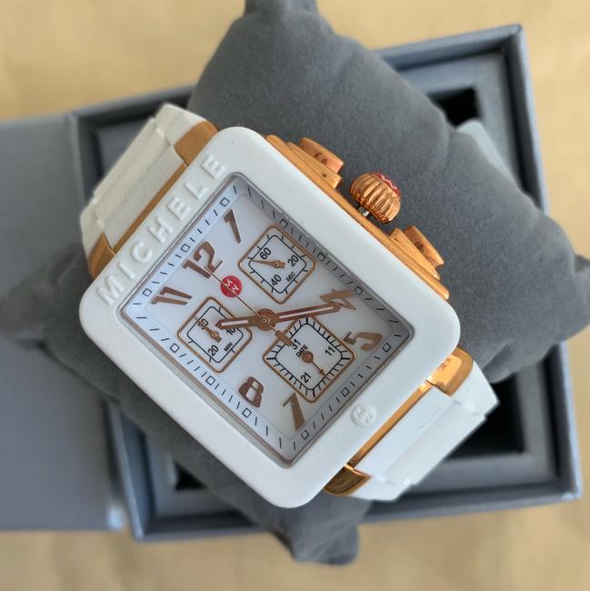 Michele White / Rose- Gold Jelly Park Bean Mww06l000014 Watch