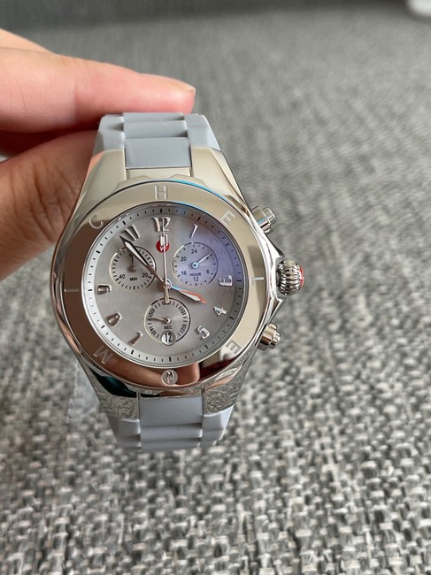 Michele Grey Silver Jellybean Stainless Mww12f000092 Watch