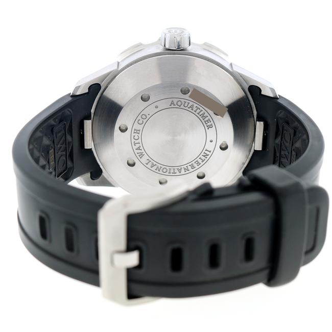 IWC Aquatimer White Dial Luminescent Bezel 44mm Steel Iw356809 Watch