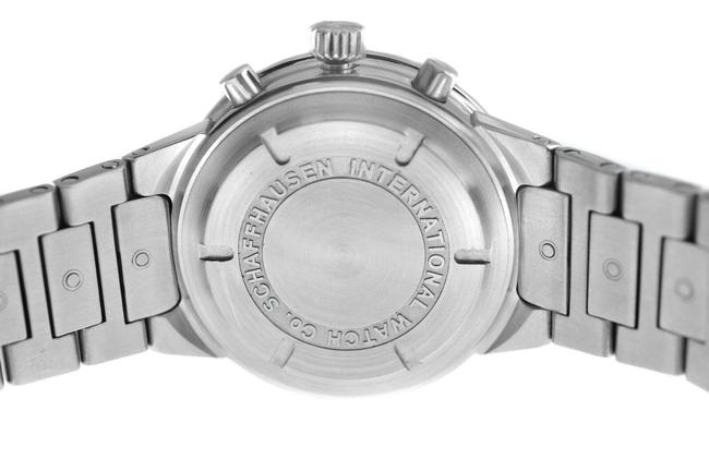 IWC SCHAFFHAUSEN Silver Gst Iw372702 Chronograph Date Stainless Steel 36mm Watch