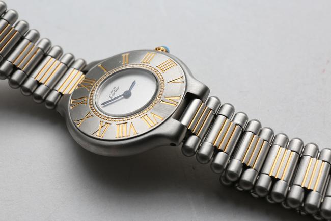 Cartier Must 21 Bullet 18k Yellow Gold & Stainless Steel 28mm Watch