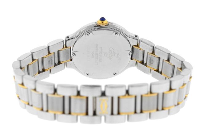 Cartier Gold Silver Ladies Must De 1340 Ref. W10073r6 Quartz Steel Watch