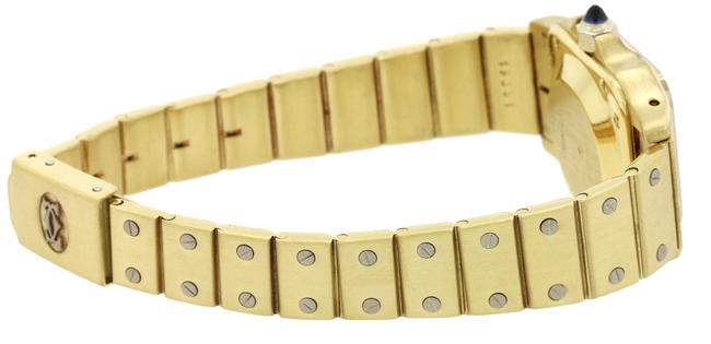 Cartier Yellow Gold Ladies Santos Solid 18k 24mm 101g Watch