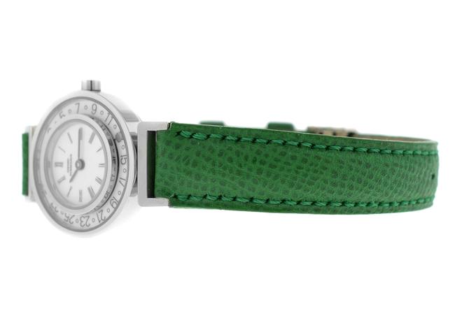Girard-Perregaux Silver Ladies Integrale Steel Date 26mm Quartz See Through Watch