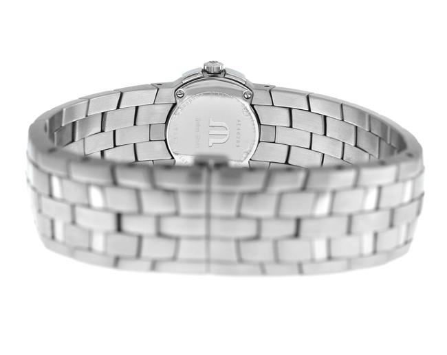 Maurice Lacroix Silver Ladies Milestone In1013-ss002-191 Steel Quartz Watch