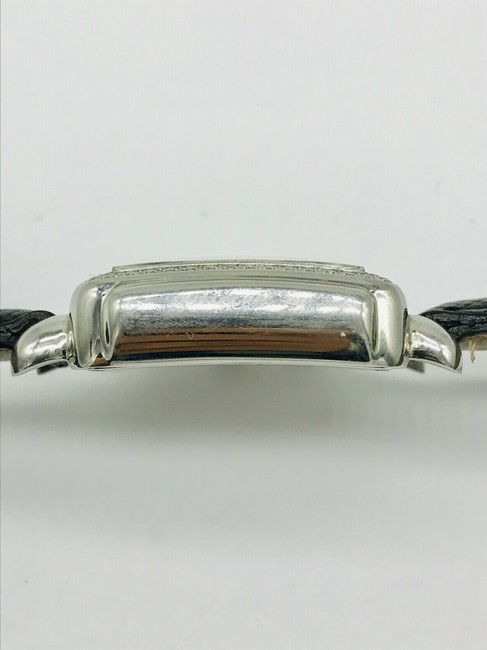 Michele Steel Diamond Deco Watch