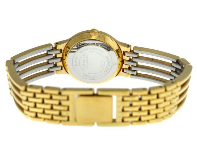 Movado Yellow Gold Ladies Esperanza 84.25.811.isp Steel Diamond 23mm Quartz Watch