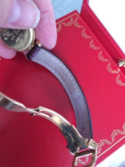 Cartier Ladies Must De 18k Vermeil Gold Plated Watch
