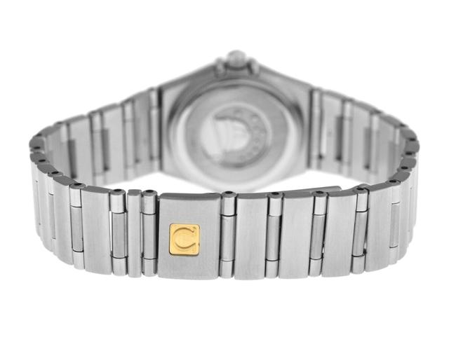 Omega Silver Ladies Constellation 1567.75 Steel Mop Diamond Quartz 22mm Watch