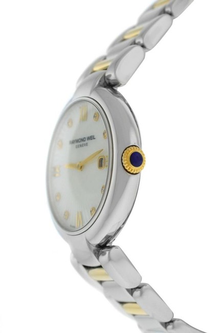 Raymond Weil Silver Gold Ladies Shine 1600-stp-00995 Steel Diamond Watch