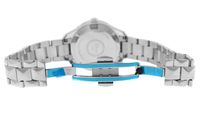 Dior Silver Montaigne Ladies Christian Viii Cd152110m008 Diamond Mop 33mm Watch