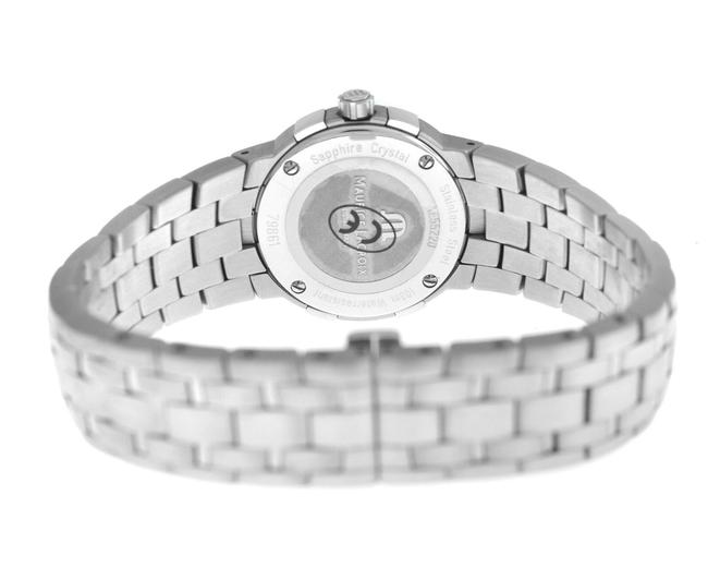 Maurice Lacroix Silver Ladies Milestone Ms1013-ss002-310 Steel Quartz Watch