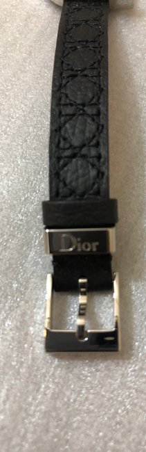 Dior Black/Leather D Watch