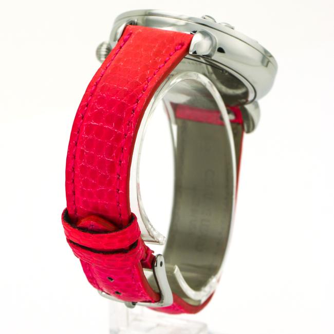 Michele Silver Pink Cloette Fleur Limited Edition Stainless Steel Womens Watch