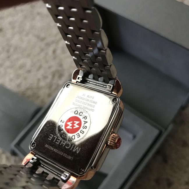 Michele Rose-gold/ Silver Limited Edition Deco 16 Two-tone Layered Dia Watch