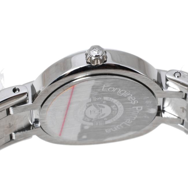 Longines Silver Stainless Steel Primaluna L8.110.4.71.6 Womens Wristwatch 26.50 Mm Watch