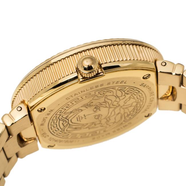 Versace Rose Gold Tone Stainless Steel V-metal Icon Vlc100014 Womens Wristwatch 40 Mm Watch