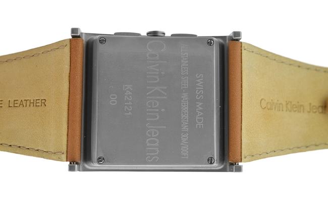 Calvin Klein Silver Mens K22211 Stainless Steel Day Date Quartz 41mm Watch