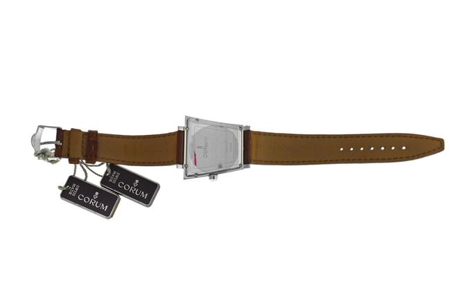 Corum Silver Mens Trapeze 106.404.20 Stainless Steel Quartz 41mm Watch
