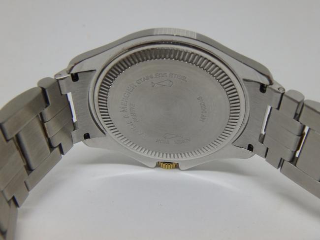 Baume & Mercier Yellow Gold and Silver Roman Mens 18k Gold/Steel White Dial Quartz Watch