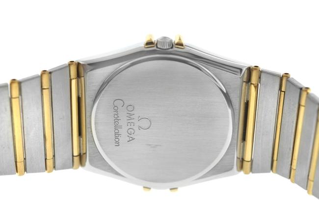 Omega Gold Silver Mens Unisex Constellation 396.1070 Full Bar 32mm Quartz Watch