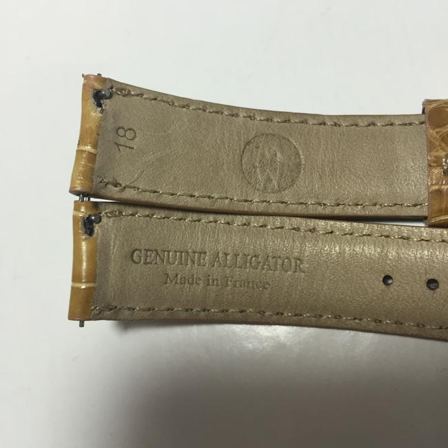 Michele Alligator Leather Strap
