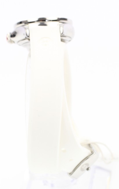 Michele Silver Cape Mini Silicone Watch