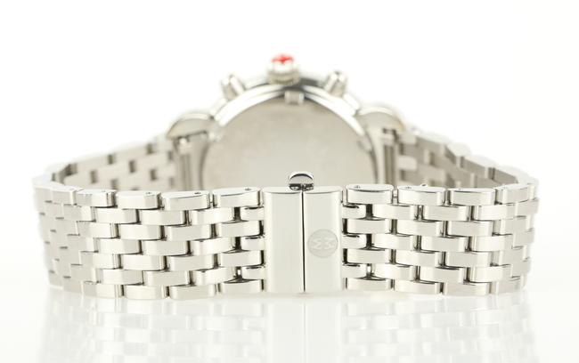 Michele Silver Csx Diamond Mother Of Pearl Watch