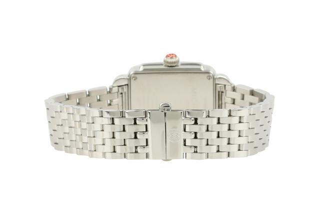 Michele Silver Deco 16 Mid Diamond Mww06v000002 Watch
