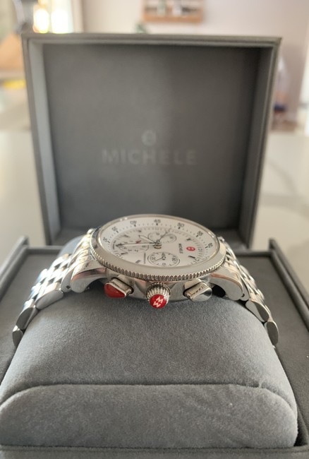 Michele White Sport Sail Watch
