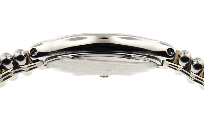 Cartier Silver Mint Ladies Must 21 Bullet 18kyellow Gold & Ss 28mm 1340 Watch