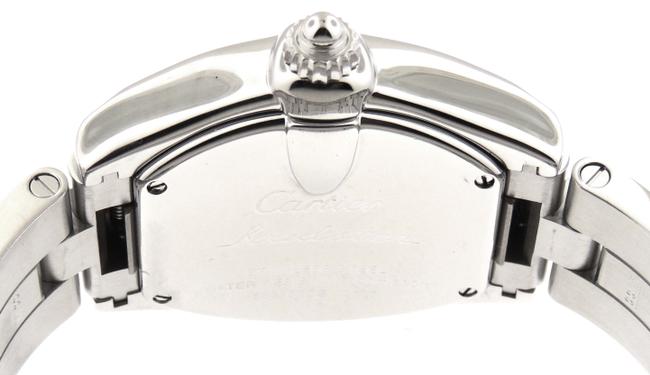 Cartier Silver Box Mint Ladies Roadster 2675 Ss 30x36mm Date & Papers Watch