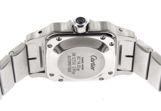 Cartier White Box Santos 18k Yellow Gold/Ss 23mm Watch