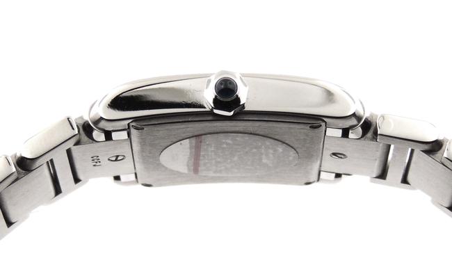 Cartier Silver Box Tank Francaise Ss Midsize 2465 Date 26mm and & B Watch