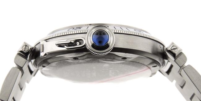 Cartier Gray W Mint Men Pasha 1040 Ss 38mm Date Watch