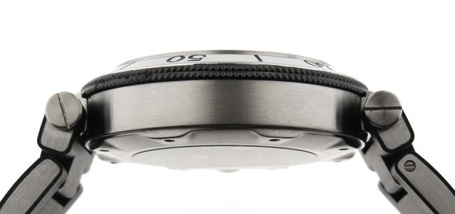 Cartier Black Mint Mens Pasha Seatimer Date Ss 40.5 Mm Watch