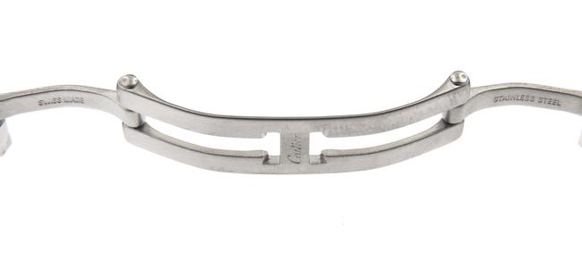 Cartier Silver Men Santos 2319 Galbee Ss 29mm Date B/P Watch