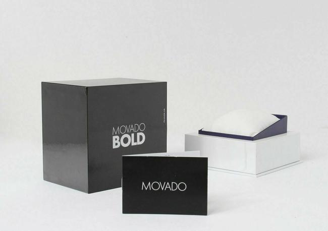 Movado Silver Bold Dial Stainless Steel Mesh Mens 3600260 Watch