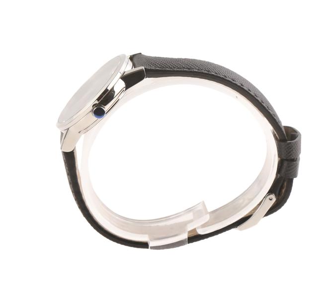 Movado Black Museum Ladies Leather Watch