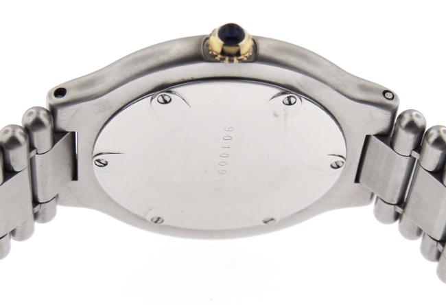 Cartier Silver Must 21 Bullet 18k Yellow Gold & Ss 31mm B&p Watch