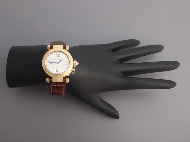 Cartier Gold 18k Yellow Diamond Ladies Pasha 33mm Watch