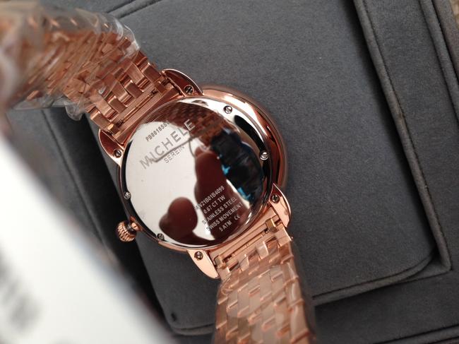 Michele Multicolor (Rosegold/Brown) Serein 16 Mid City Diamond Watch