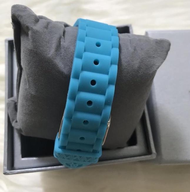 Michele Blue Jelly Flash-sale Tahitian Bean Large Case Watch
